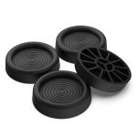 MELICONI 4 ANTI-VIBRATION FEET – BLACK COLOR