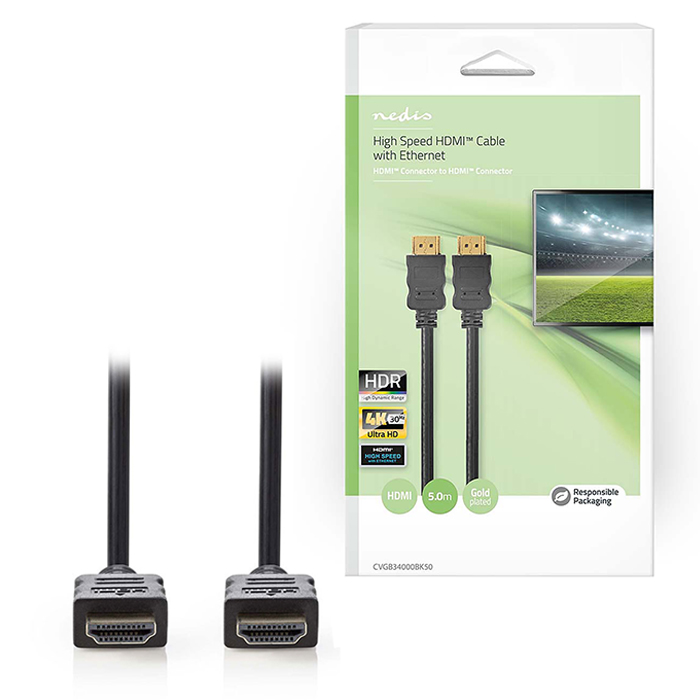 233-0799 NEDIS CVGB34000BK50 - Image 1
