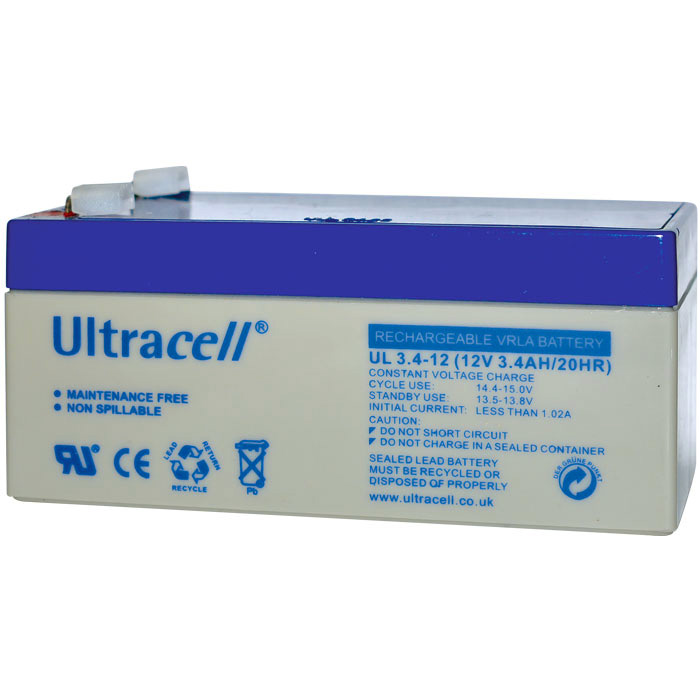 016-0169 ULTRACELL 12V 3.4AH - Image 1