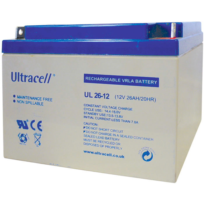 016-0344 ULTRACELL 12V 26AH - Image 1
