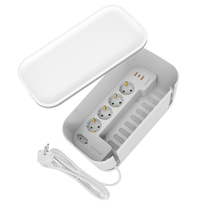 230-0118 SONORA POWER BOX WHITE - Image 1